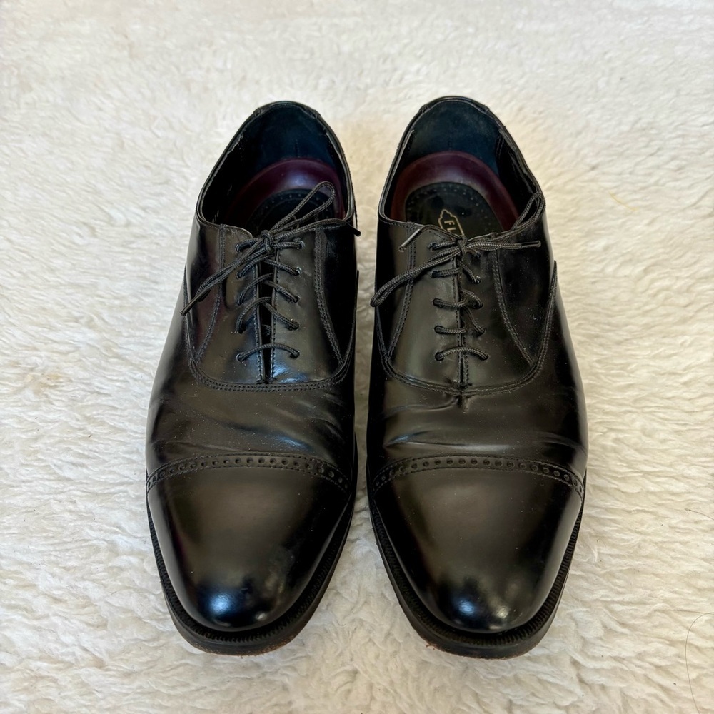 Florsheim Black Leather Oxford Men’s Shoes size 8 D
